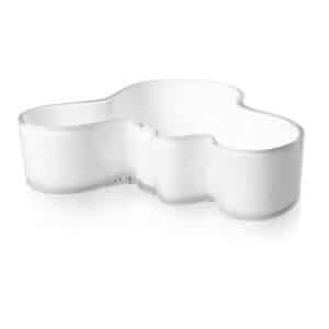 Iittala Aalto – skål vit 19,5 x 5 cm – design Alvar Aalto