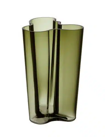 IIttala - Aalto vas 251 mm mossgrön Designer Alvar Aalto
