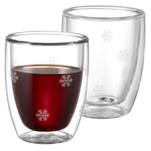 Dorre Snöstjärna – 2-pack Dubbelväggat glas 1,3 dl