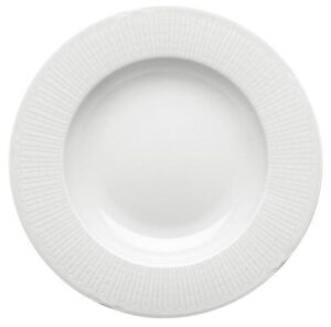 Rörstrand Swedish Grace – tallrik djup snö 25 cm – design Louise Adelborg