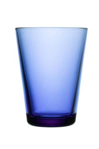 Iittala - Kartio - 6 st Öl/ Vattenglas 40cl ultramarinblå Design Kaj Franck