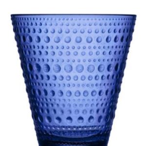 Iittala - Kastehelmi - 6 st - Vatten glas 30 cl ultramarinblå Design Oiva Toikka