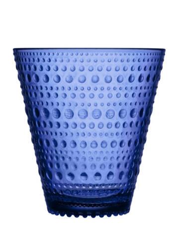 Iittala - Kastehelmi - 6 st - Vatten glas 30 cl ultramarinblå Design Oiva Toikka