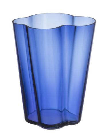 IIttala - Aalto vas 270 mm Ultramarin blå Design Alvar Aalto