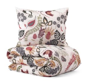 Kosta Boda – bäddset, Stormhagen Satin beige 150 x 210 cm