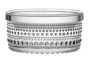 Iittala Kastehelmi – burk klar 11,6 x 5,7 cm – design Oiva Toikka