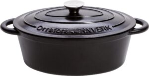 Orrefors Jernverk – Emaljerad gjutjärnsgryta 4 Liter svart