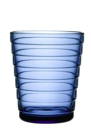 IIttala - 6 st Whisky / Tumbler 22 cl ultramarinblå Design Aino Aalto