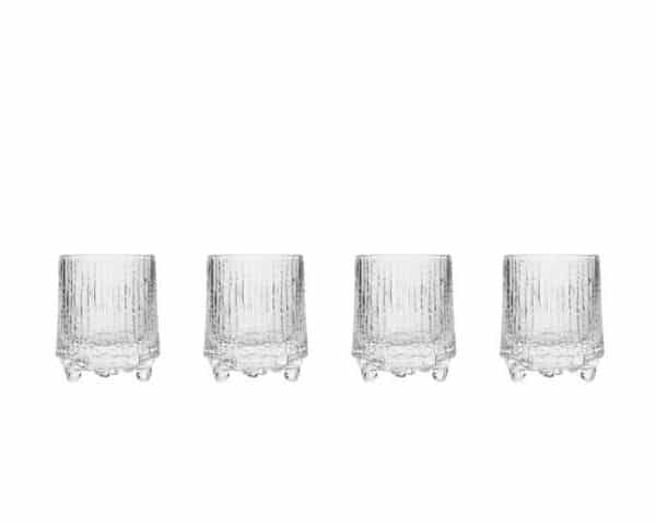 IIttala - Ultima Thule - 4 st - Snappsglas 5 cl Design Tapio Wirkkala