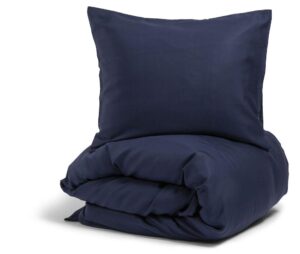 Kosta Linnewäfveri – bäddset, marinblå, Nottingham Percale Lyocell