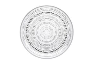 Iittala Kastehelmi – mattallrik 248 mm klarglas – design Oiva Toikka