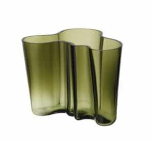 Iittala Aalto – vas 160 mm mossgrön – design Alvar Aalto