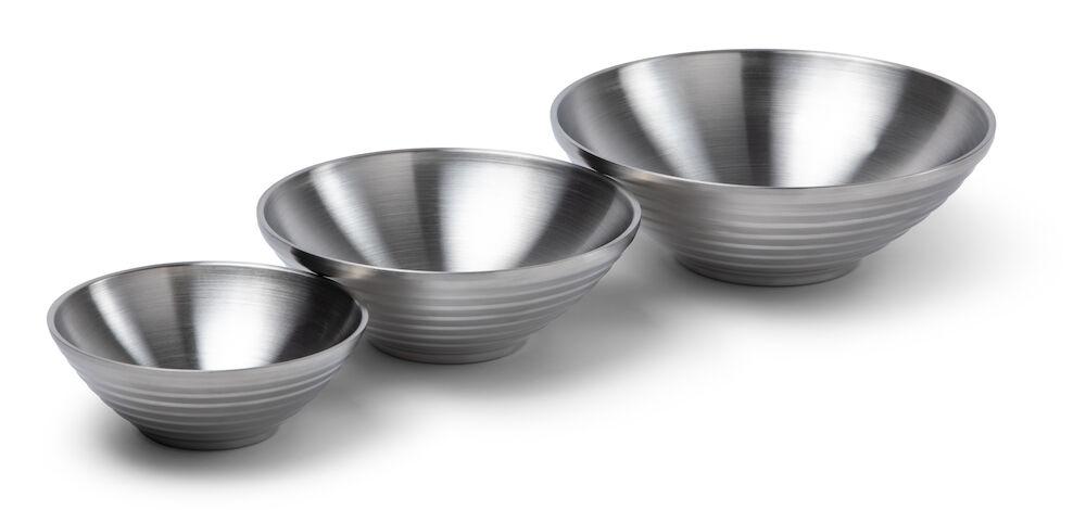 Orrefors Jernverk - Skål Stainless Dubbelvägg 3-pack Utvald av Glasprinsen