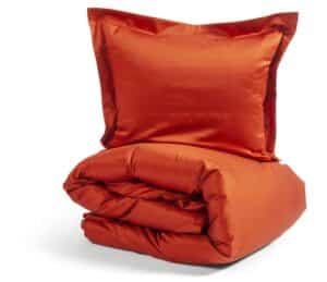 Kosta Boda – bäddset, Kingsize, Manchester Satin Terracotta