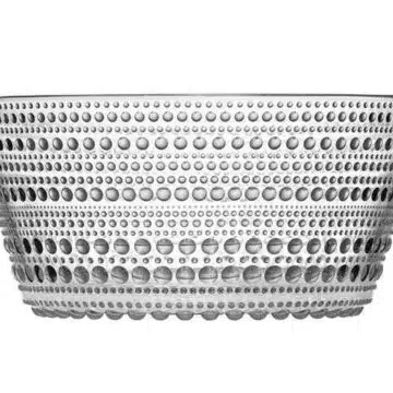 Iittala Kastehelmi – skål 1,4 l klar – design Oiva Toikka
