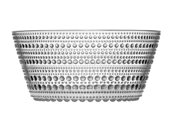Iittala - Kastehelmi - Skål 1,4 L klarglas Design Oiva Toikka