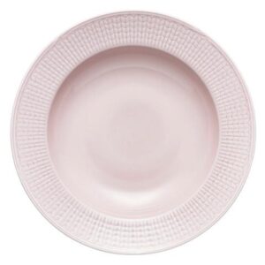 Rörstrand Swedish Grace – tallrik djup ros 25 cm – design Louise Adelborg