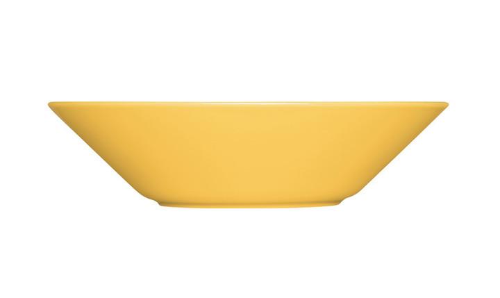 IIttala - Teema - Djup Tallrik / Skål 21 cm Honung gul design Kaj Franck
