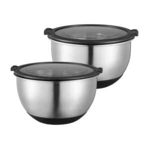 Dorre Belle – 2-pack Bunke med lock 2,5 l och 1 l, köksredskap
