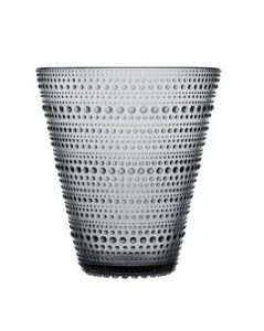 Iittala Kastehelmi – vas grå – design Oiva Toikka