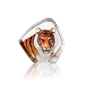 Målerås Wildlife målad – tiger konstglas – design Mats Jonasson