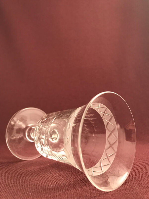 Orrefors - Soliden Antik Rödvin / Ölglas Design 1800 talet