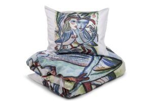 Kosta Boda – örngott, Turturduvor Satin 50 x 60 cm, EJ BäddsetUlrica Hydman-Vallien