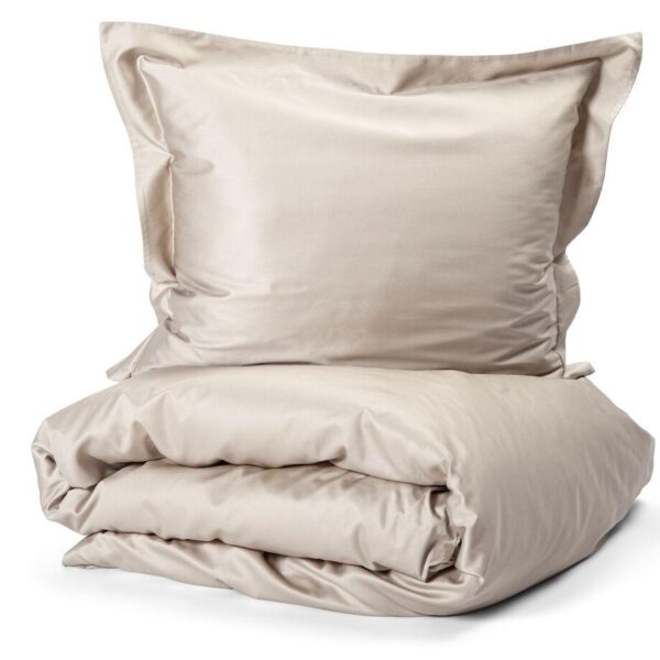 Kosta Bäddset - Manchester Kingsize - 2st 50x60cm, 1st 230x220cm - Satin Beige