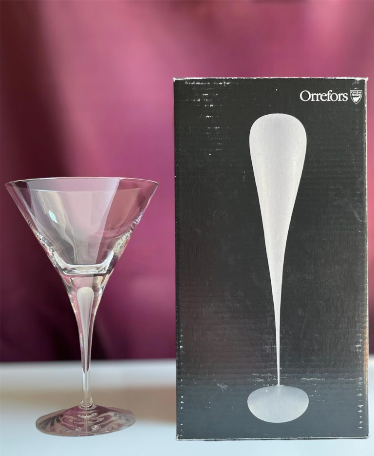 Orrefors - intermezzo Satin - Martini / Cocktail Design Erika Lagerbielke