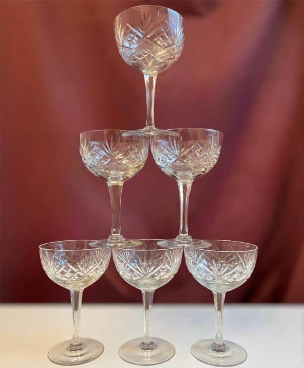 Kosta boda - Helga - 6 st Champagne / Coupe glas Design Fritz Kallenberg