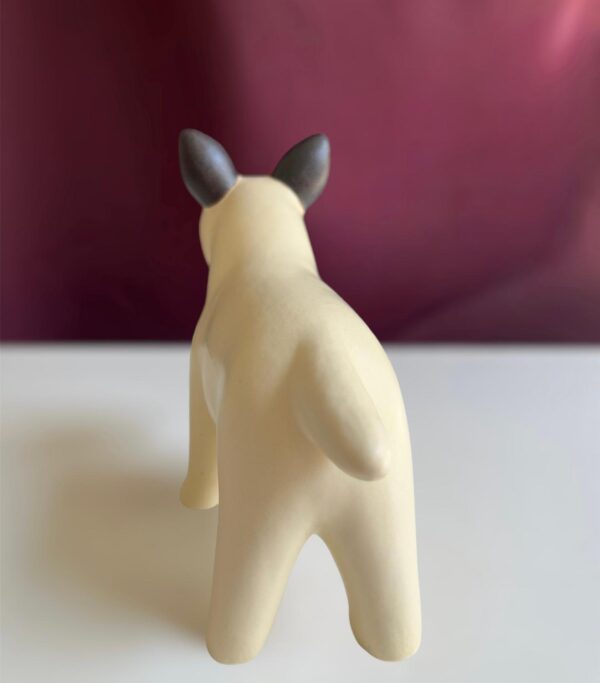 Gustavsberg - Figurin - Kennel - Bullterrier - design Lisa Larson