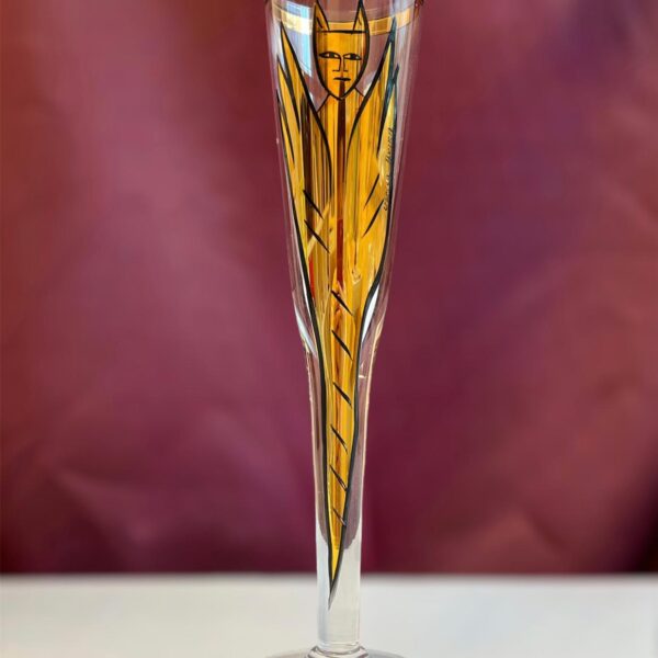 Kosta Boda - Goldie devil - champagneglas Design Ulrica Hydman vallien