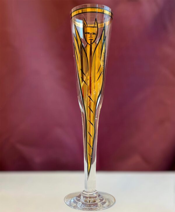 Kosta Boda - Goldie devil - champagneglas Design Ulrica Hydman vallien