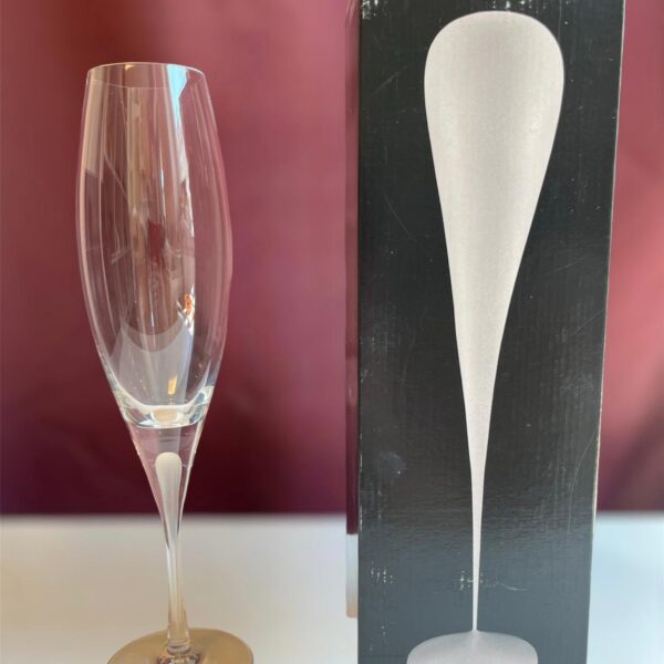 Orrefors - intermezzo satin - champagneglas Design Erika Lagerbielke