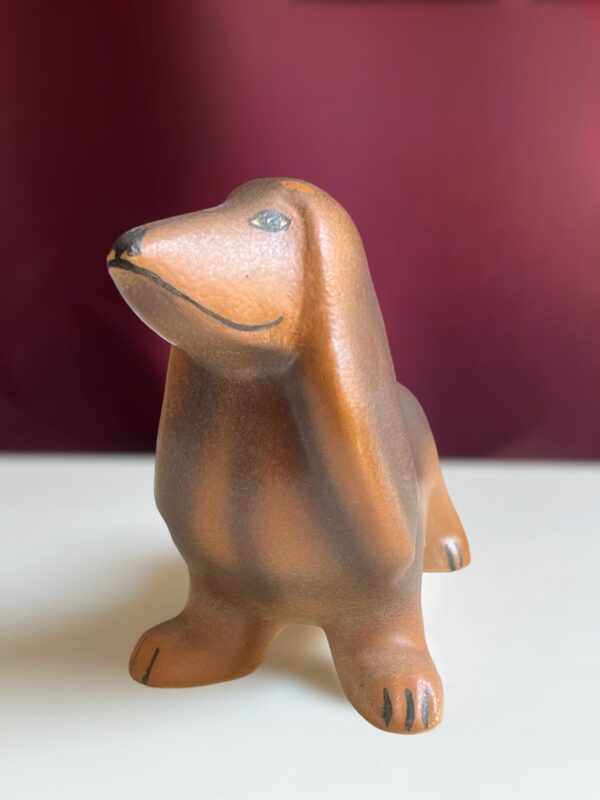 Gustavsberg- Figurin - Kennel - Tax / Dachshound Design Lisa Larson