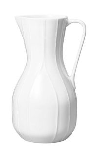 Rörstrand Pli Blanc – tillbringare / kanna 1 l – design Färg & Blanche