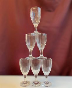 Kosta Boda Lagerberg – 6 st öl- och vinglas – design Elis Bergh – vintage