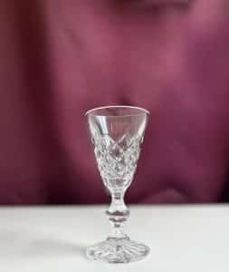 Kosta Boda Tjugo Rut – snapsglas – design Fritz Kallenberg – vintage