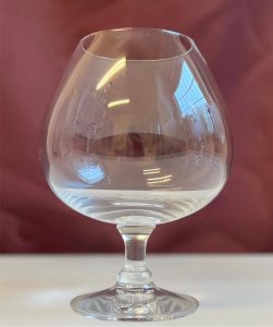 Orrefors Hald – stort konjaks- och cognacsglas – design Nils Landberg – vintage