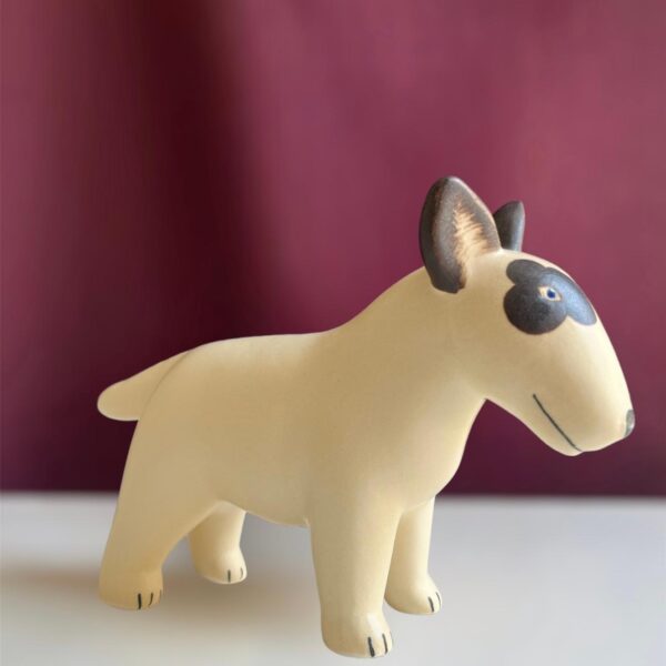 Gustavsberg - Figurin - Kennel - Bullterrier - design Lisa Larson