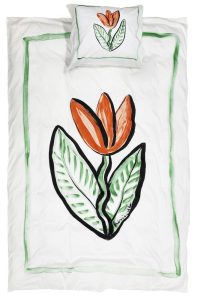Kosta Boda – bäddset, Tulip Satin 150 x 210 Ulrica Hydman-Vallien