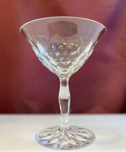 Orrefors Gate – champagneglas coupe i kristall – design Simon Gate – vintage