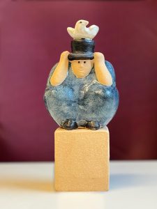 Gustavsberg – Trollkarl / Magiker, porslinsfigur – design Lisa Larson