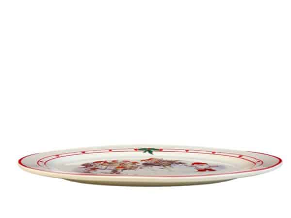 Julservis Tomtefamiljen - Stort Uppläggningsfat 35 cm Design Rolf Lidberg