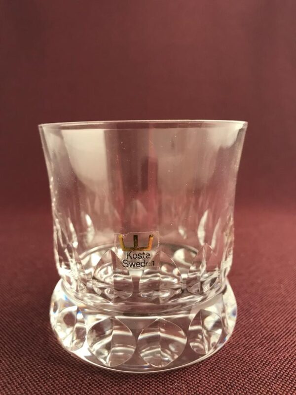 Kosta Boda - Prince - 6 st tumbler Whisky glas Design Göran Wärff