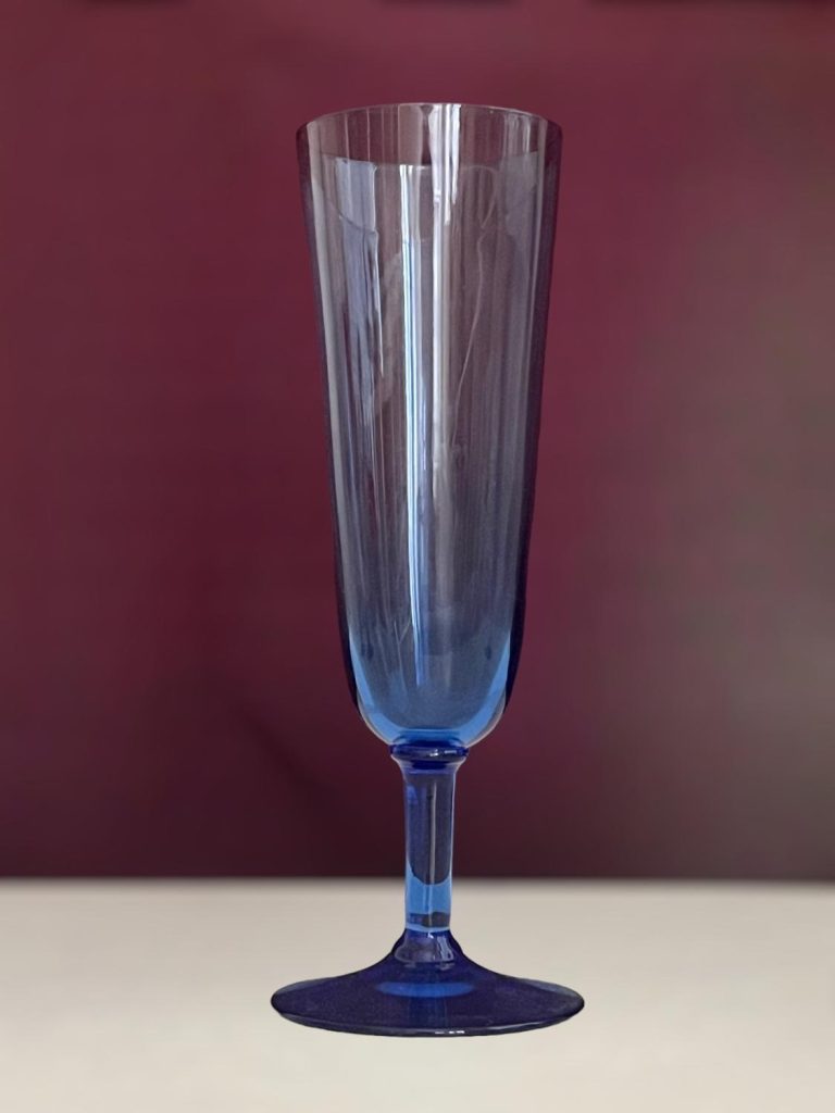 Reijmyre - Champagneglas - B6 blå design Monica Bratt