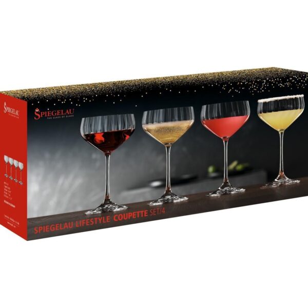 Spiegelau - LifeStyle 4 st Coupe / Champagne glas 30 cl