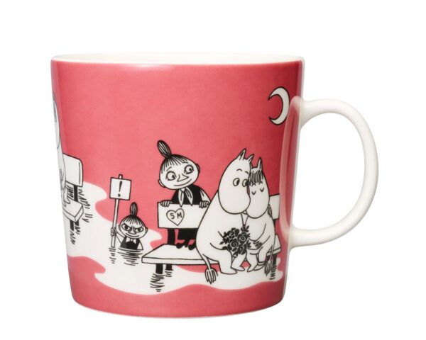 Arabia - Mumin / Moomin Mugg Stor - Rosa 40 cl Design Tove Jansson