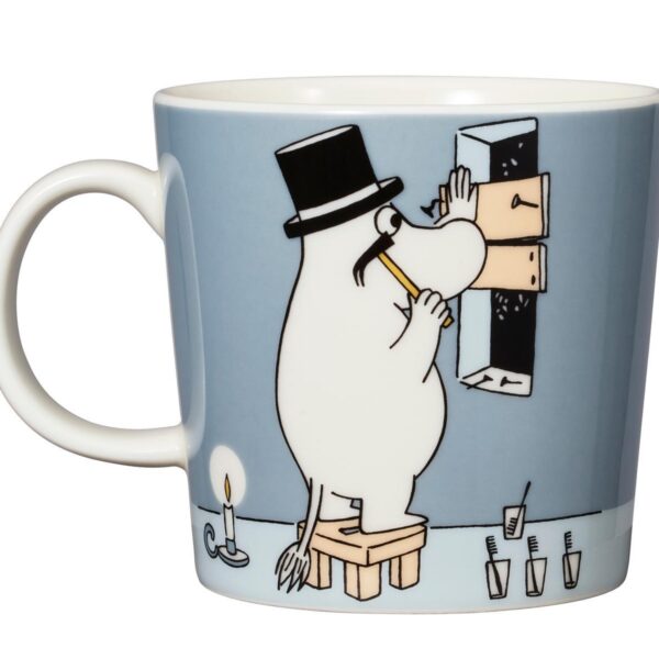 Arabia - Mumin / Moomin mugg - Mumin Pappan Grå Design Tove Jansson