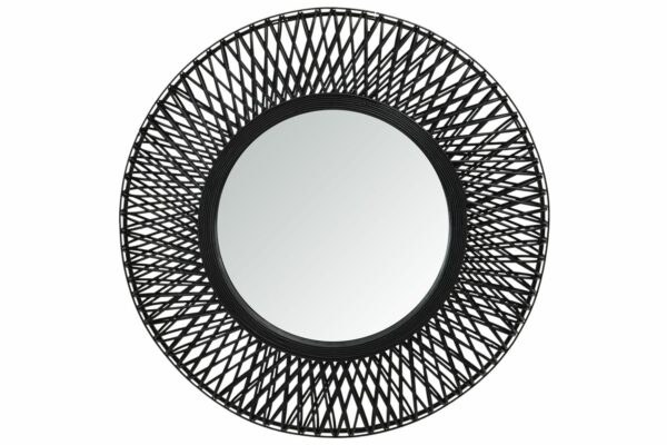 Spegel Net Bambu Svart